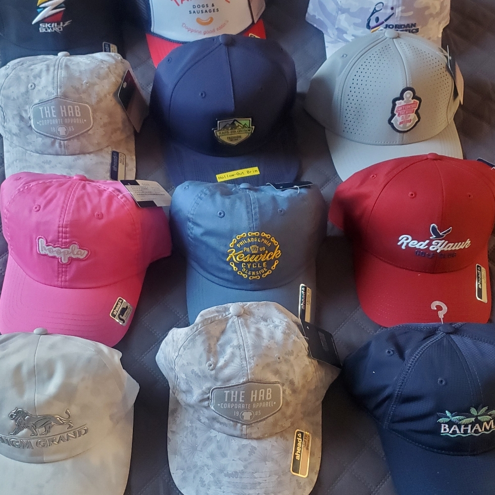 Assorted Baseball Caps - Mixed Colors (Lot If 12 all NWT)